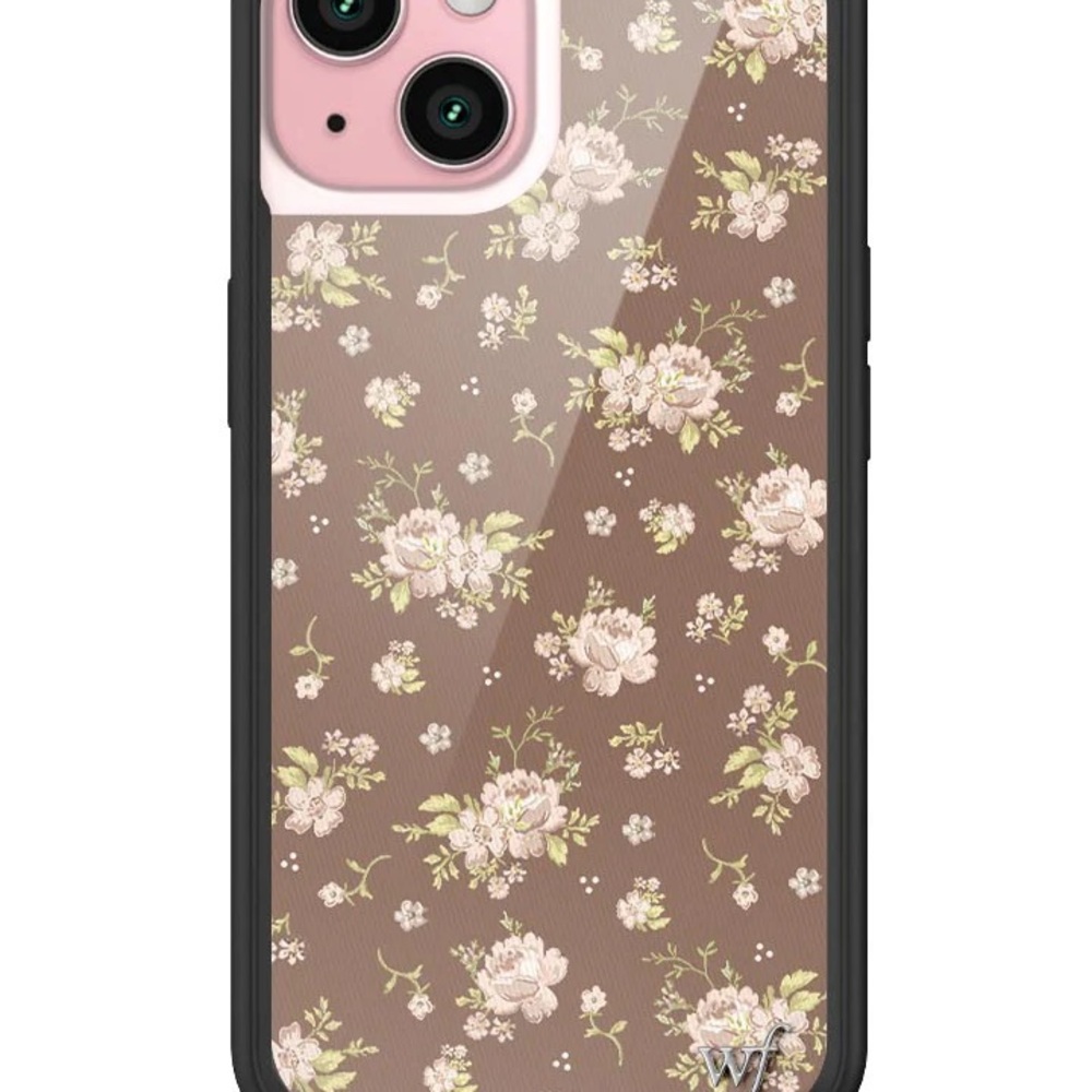 Floral Pattern Phone Case - Pink